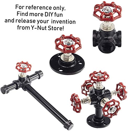 Confezione da 4 raccordi malleabili per tubi in