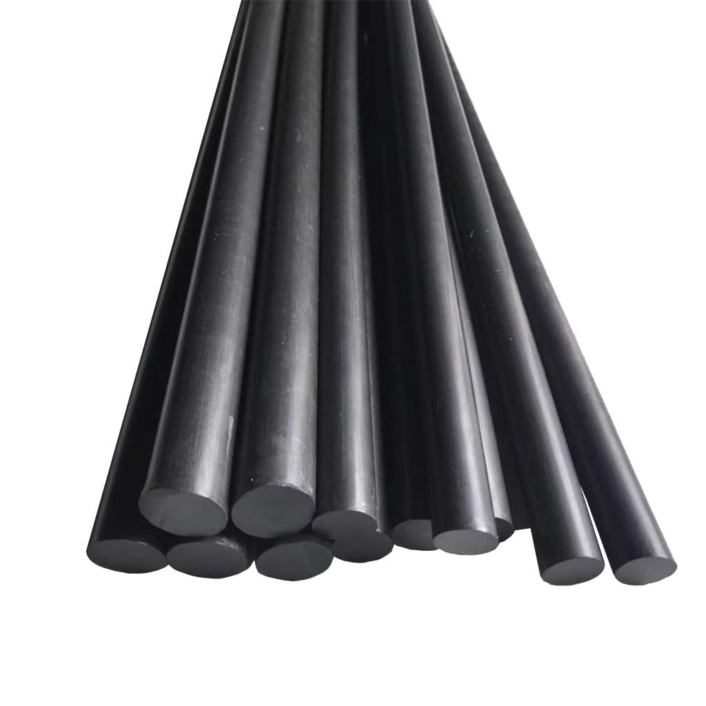 1pcs 6mm 8mm 10mm Black Bakelite Bar, 1000mm Insulation Phenolic Composition Rod Phenol-Formaldehyde Resin Stick(10mm)