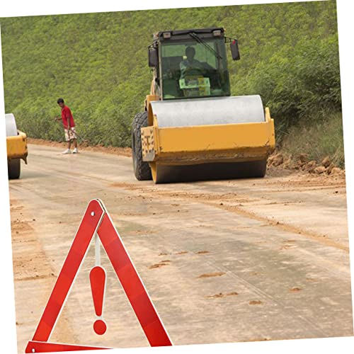 4 StüCk Auto Warndreieck Verkehrssicherheitsset – Zusammenklappbares Notfall-Dreieck FüR Pannenhilfe, StraßEnbau Und Fahrzeugwartung – Reflektierendes Sicherheitsdreieck Aus Plastik