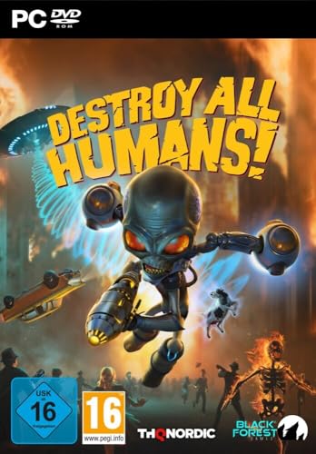 Destroy All Humans PC jeu solo fun pour évacuer le stress et tout détruire