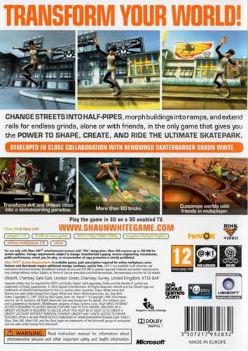 Jeu Shaun White Skateboarding version import pour console de salon - 2