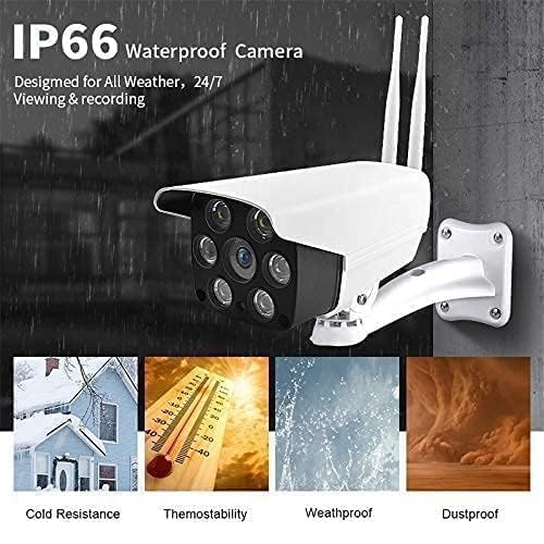 Image of TP PLUS 3MP Full HD Smart Wi-Fi CCTV Home Security Camera 360 with Pan Tilt Bulb Camera View & Talk 128GB SD Card Support (Not Included) Perfect for Office Monitoring (Bullet Camera)
