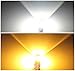 1157 2057 2357 7528 Turn Signal White Yellow Switchback Led Light Bulbs 22 SMD with Projector, for Standard Socket, Not CK, Pair of 2