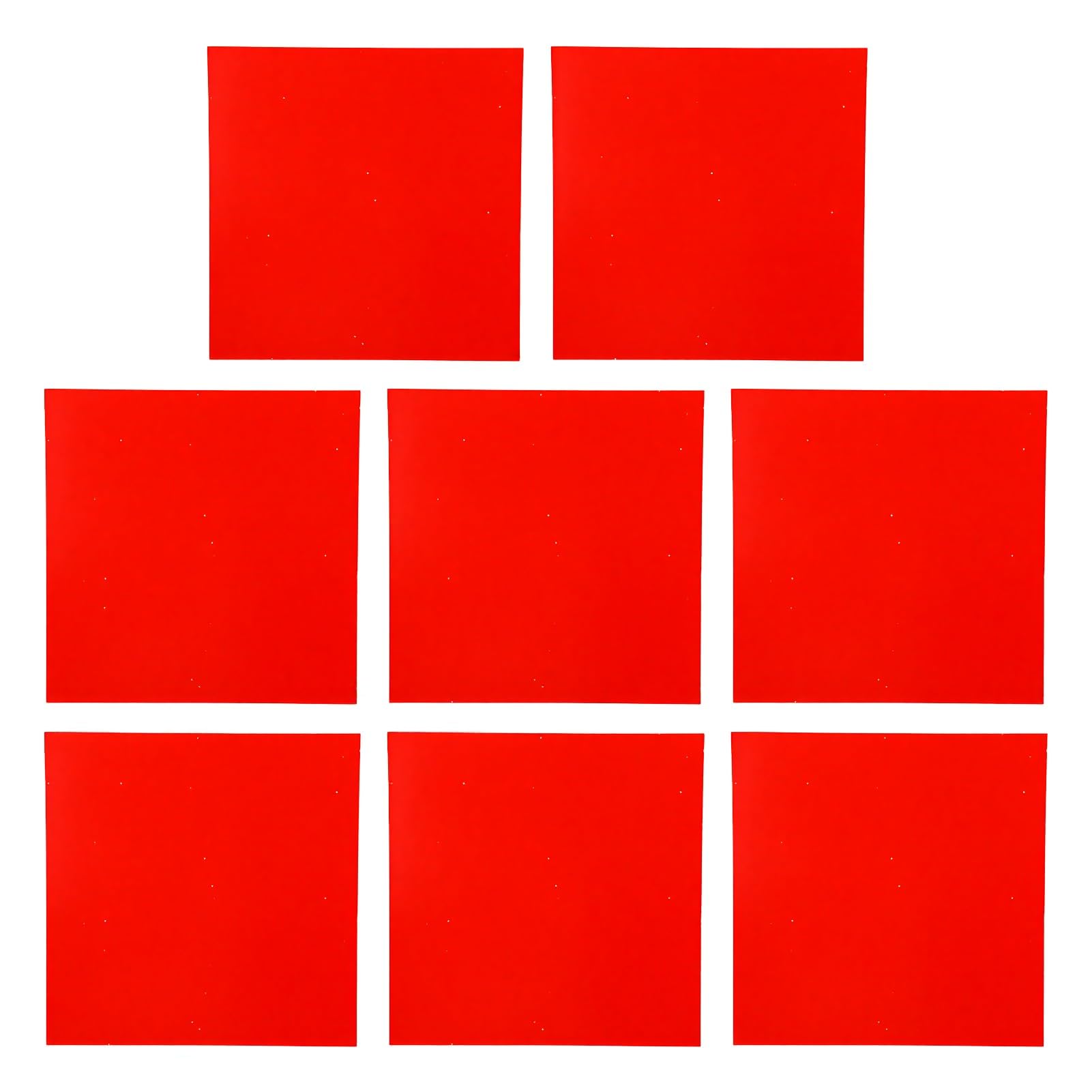 Generic Tablero de Madera Contrachapada Roja Prerevestida, 300x300x3mm para Hacer Modelos de Tallado en Madera, 8 Piezas para Manualidades