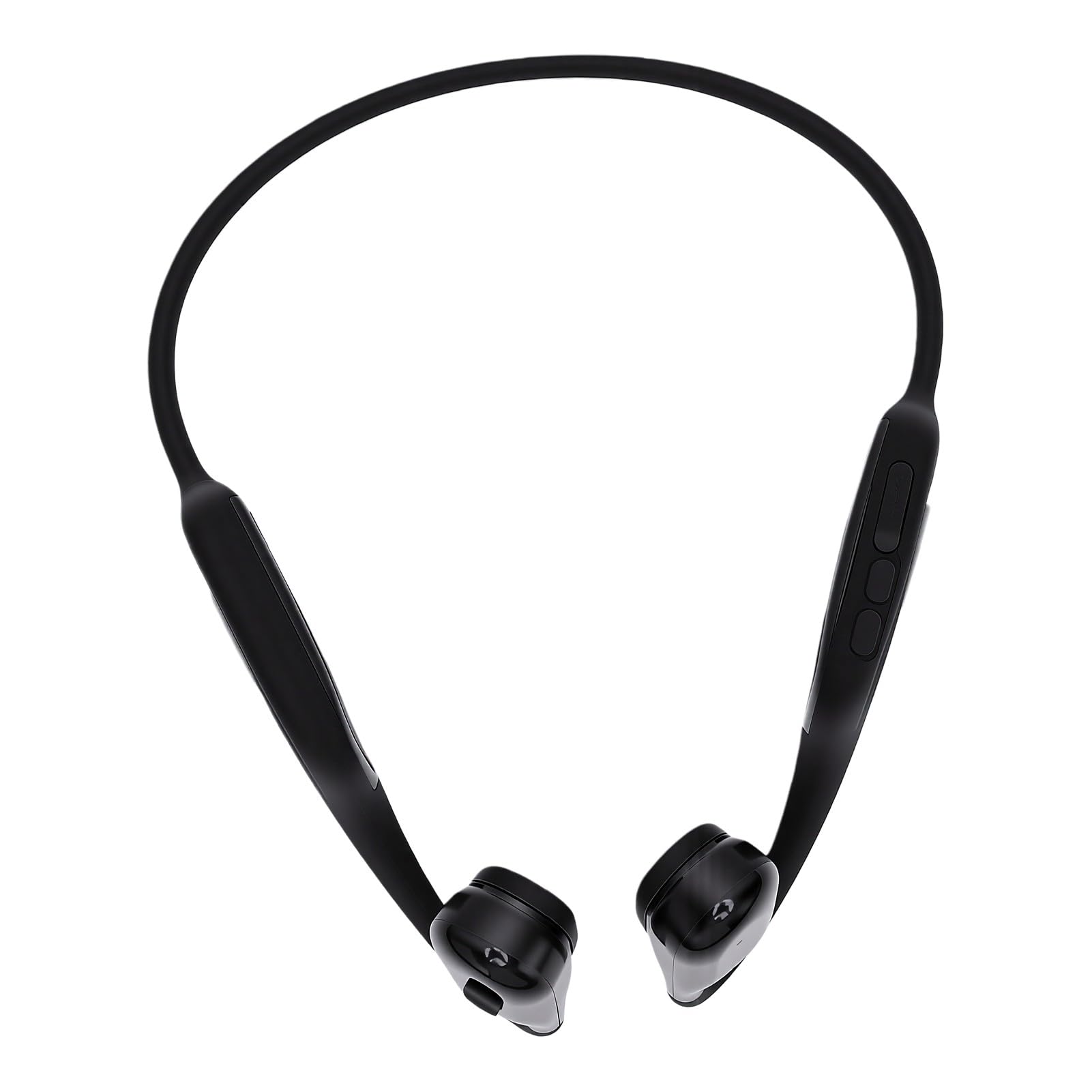 Cuffie a Conduzione Ossea Cuffie Sportive Wireless Leggere per Passeggiate, Allenamento, attività All'aperto, Materiale Siliconico