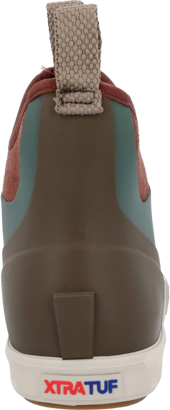 Xtratuf Women's 6 Inch Ankle Deck Boot, Vintage Sage Green, Size 8 - Image 5