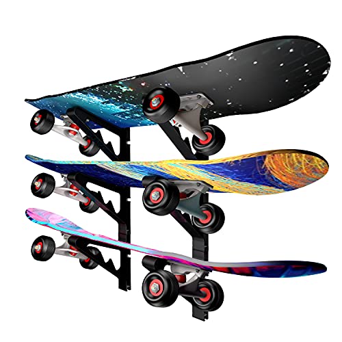 MIND&ACTION Skateboard Wall Mount Rack