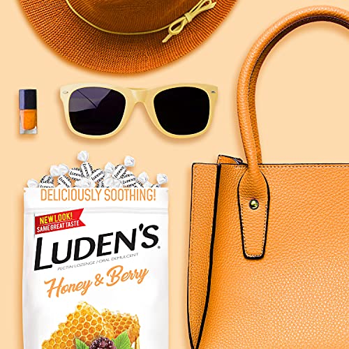 Ludens Deliciously Soothing Throat Drops | Honey & Berry Flavor | 25 Count Each | Pack Of 6 #TOP5