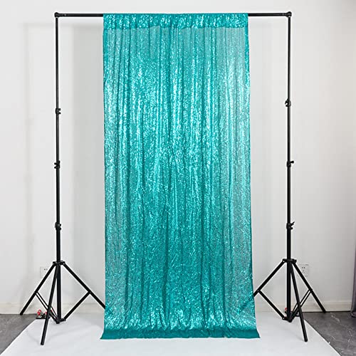 Brokatowe srebrne różowe złoto cekiny urodziny tło budka fotograficzna tło dekoracja cekinowa zasłona panel malachit zielony, 120 x 240 cm