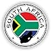 Round Seal South Africa Sticker Vinyl Countries Sticker Decal for Wall, Laptop, Truck, car Bumper Sticker 6 inches …