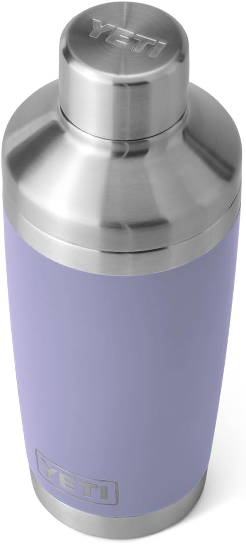 YETIRambler 20 oz Cocktail Shaker, Stainless Steel, Vacuum Insulated, Cosmic Lilac