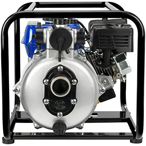 Duromax Xp702Hp 208Cc 7-Hp 2-Inch 70-Gpm Gas Powered High Pressure Water Pump, 50 State Approved, Xp702Hp, Blue #TOP2