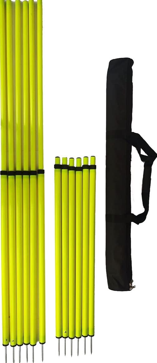 22YardsPro ND Telescopic Boundary Poles (Set of 12) Drills Training