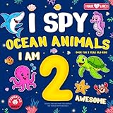 I Spy Ocean Animals Book for 2 year old kids: Search, find and count sea animals for toddler boys and girls (Gifts for 2 year old boys and girls)