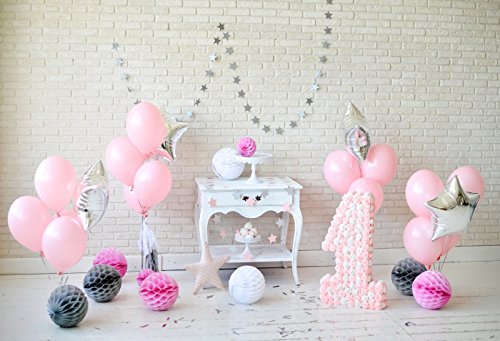 Yeele 10x6.5ft Girl Boy Third Birthday Backdrop Balloon Toy Banner Photography Background Pictures Baby Shower Party Infant Kid Portrait Photo Booth Video Shoot Vinyl Wallpaper Photocall Props