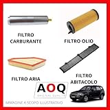Kit tagliando 4 filtri per BMW X3 2.0D E83 150CV 110 KW