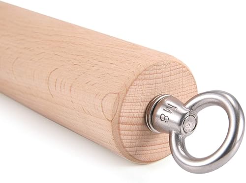 Miniatura 4 de Agarres de madera para escalar, 1 par de empuñaduras de mano fortalecedor, herramientas de entrenamiento para fuerza de agarre, pesas rusas,