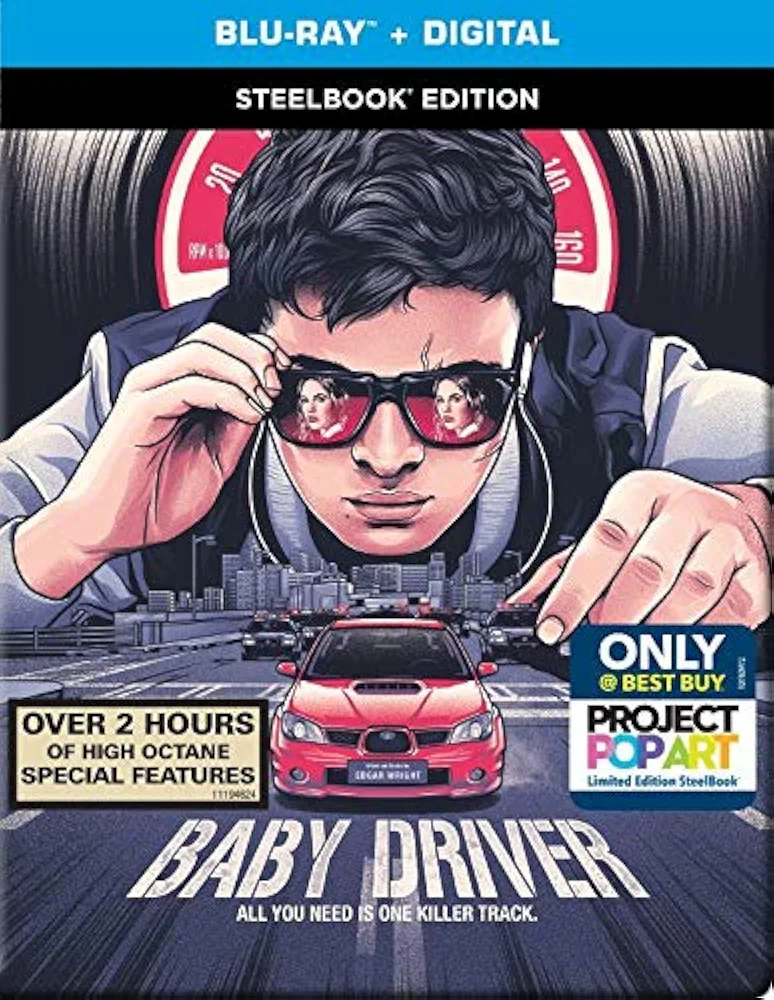 BABY DRIVER Steelbook 4K BABY DRIVER FullSlip XL ＋ Lenticular Magnet 4K Ultra HD Steelbook™ Limited Collector&#39;s Edition numbered ＋ CD Soundtrack Region Free Sold out！！ Amazon.com: Baby Driver 4K Exclusive Steelbook (4K Ultra HD+