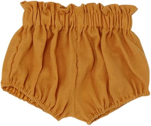 Pantalones cortos de muselina de algodón para bebés y niñas recién nacidas, pantalones cortos de harén con parte inferior suelta, pantalones de
