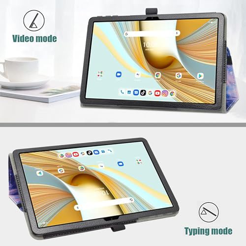 Funda UMIDIGI G3 Tab elegante de piel sintética con acabado premium 3