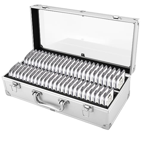 Caja para almacenaje de monedas, 50 compartimentos miniatura 1
