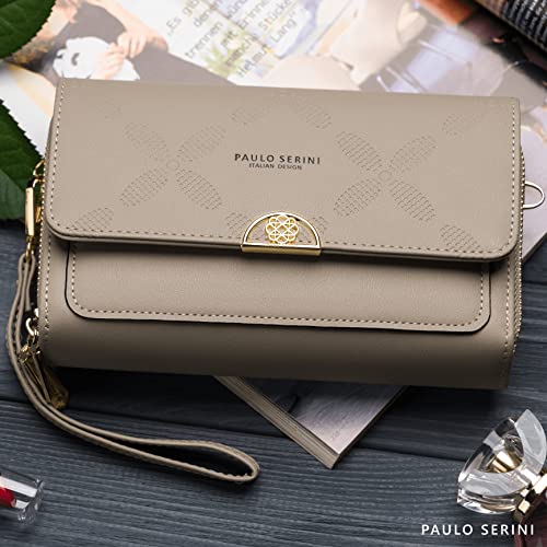 PAULO SERINI® Crossbody bag for Women - Phone Wallet Clutch Handbag - Women’s Wristlet Purses - Birthday Gifts for Women2