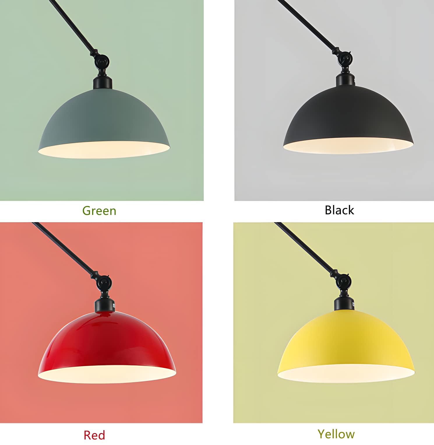 Zwarte draadkooilampenkappen voor industriële verlichting | – UK Ltd