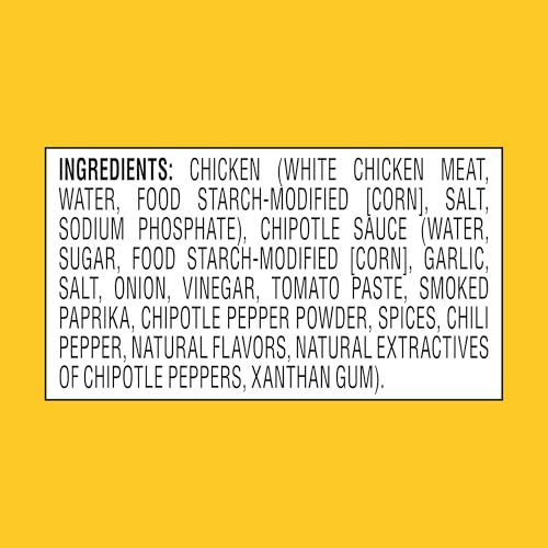 Image of StarKist Chicken Creations BOLD Chipotle, 2.6oz Pouch, 12-Pack | 12g Protein Per Serving, Fully Cooked White Meat, No Draining, Ready to Eat for Salad and Sandwiches