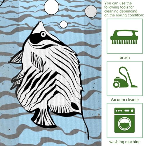 Tapis de cuisine absorbant tapis de sol antidérapant bleu marine - 5