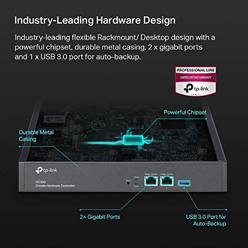 TP-Link Omada Hardware Controller | SDN Integrated | 2 Gigabit Port + 1 USB 3.0 Port | Manage Up to
