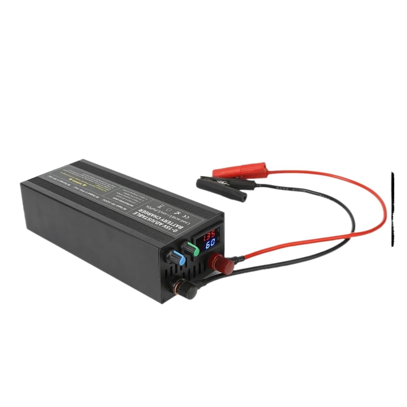 Lifepo4 ładowarka 12 V 60 A/100 A do akumulatora 12,8 V, wysokoprądowa, szybkie ładowanie i regulacja napięcia (DL60A z Andersonem, wtyczka 12 V_EU)