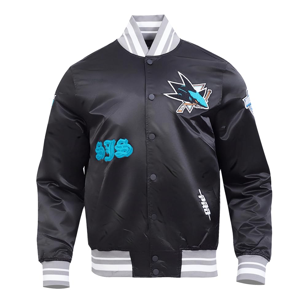 Pro Standard Mens NHL Old English Satin Jacket