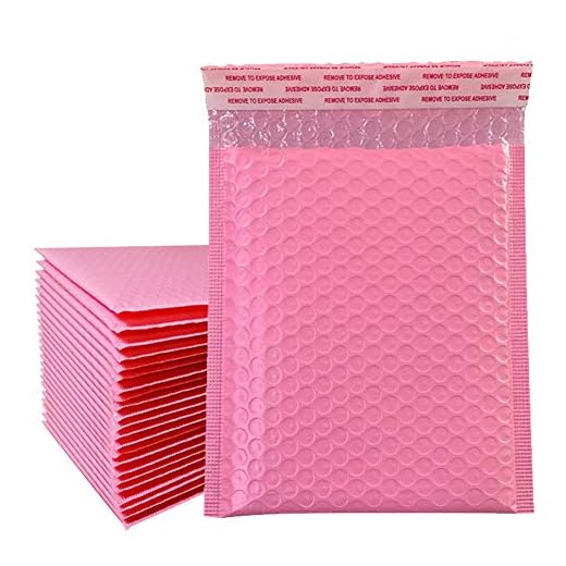 Fayear Vadderade poly bubbelbrevkuvert, A4 A5 kuvertväskor med postkuvert för förpackning av guldleveranskuvert vadderade