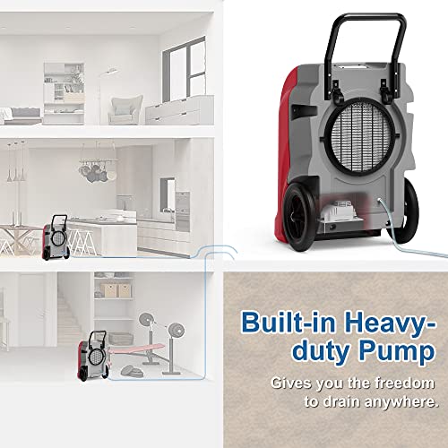 Image of ALORAIR 270 PPD LGR Commercial Dehumidifier with Pump, WIFI APP Control