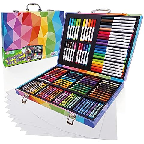 Artworx Kids Art Set with 122 Pieces Cover
