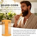 Beard Kit Beard Grooming Kit w/Beard Oil Balm Brush Comb Scissor e-Book Christmas Stocking Stuffers Gifts Ideas for Men Him Dad Boyfriend Husband Mens - Image 5