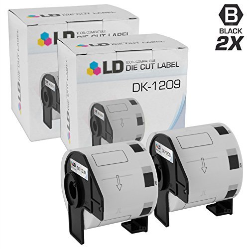 LD Products Compatible Address Label Replacements for Brother DK-1209 1.1 inch x 2.4 inch (2 Pack 800 Labels) for use in P-Touch QL-1050 QL-1050N QL-