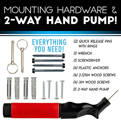 Franklin Sports Wall Mounted Basketball Hoop – Fully Adjustable – Shatter Resistant – Accessories Included, Black/White #TOP5