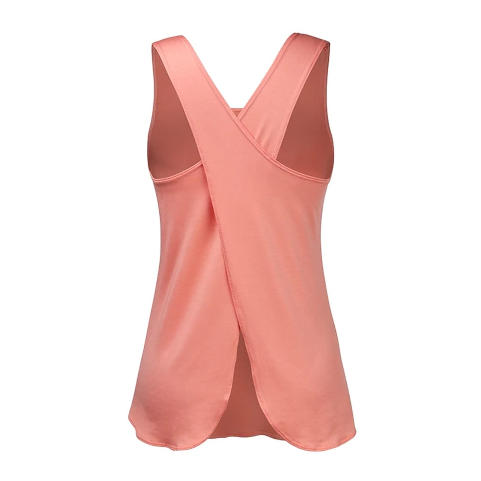 Top Fitness Senza Maniche Camicia da yoga Camicia da palestra da donna Camicie sportive ad asciugatura rapida Top da palestra con incrocio sulla schiena Camicia fitness da donna Top sportivo senza man