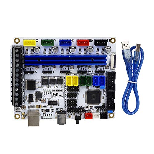 morebeauty F5 V1.2 PCB 3D Printer Motherboard Compatible Ramps1.4 Control Board BASE Mainboard Replacement #1 CN -