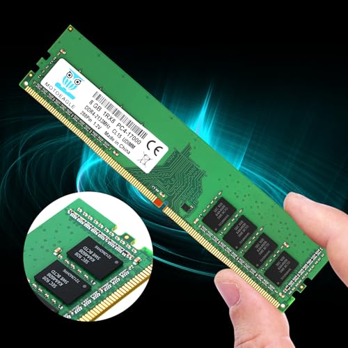 Image of [8GB DDR4 RAM ] 8GB DDR4 2133MHz DIMM PC4-2133P PC4-17000 UDIMM Non-ECC 1Rx8 1.2V CL15 288-Pin Desktop Computer Memory