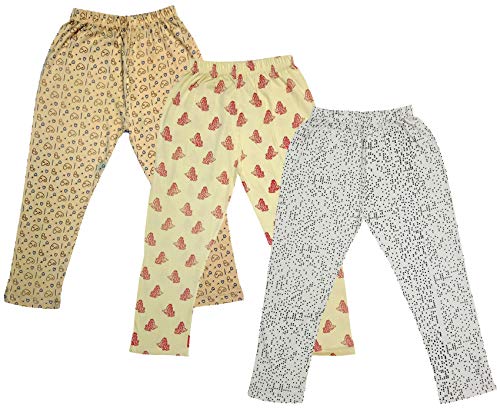 Image of indi weaves Girls Super Soft Cotton Solid Capri Pants Pack of 2