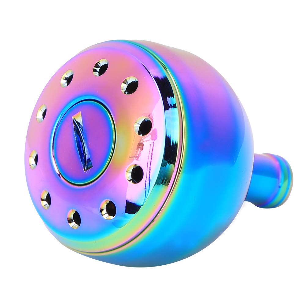 38MM Aluminium Alloy Modified Colorful Fishing Power Knob Reel Handle Reel Knobs Handle (Colorful) Other Fishing Tools and Accessories