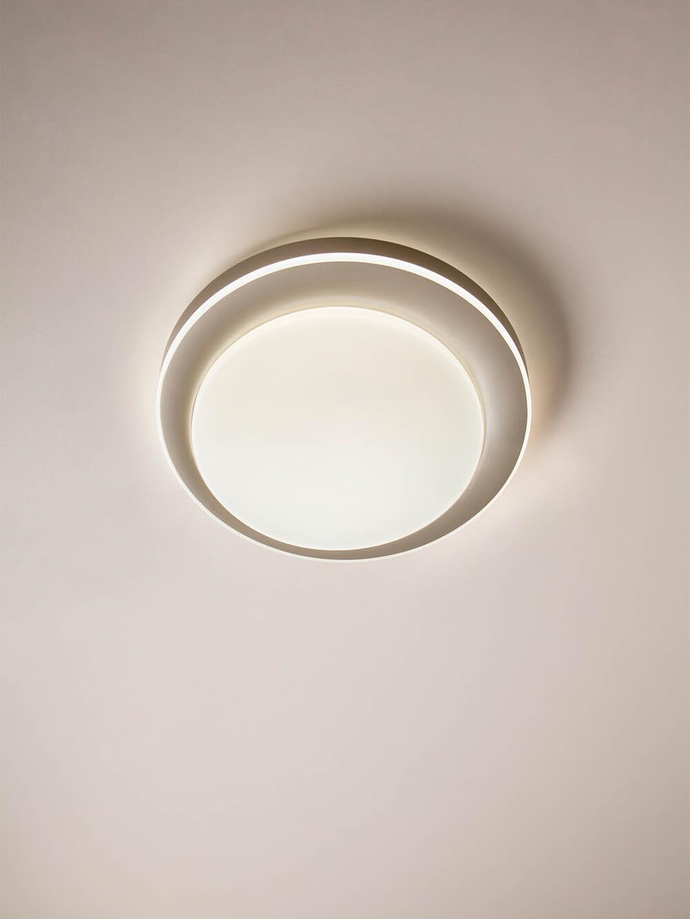 RD-0812 - Plafón LED de diseño moderno, redondo, dorado y blanco, para dormitorio, salón, comedor, habitación RD- (Ø 40 cm - RD-0812)