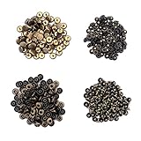 CrazyEve 100 sets 12.5mm 633 Copper Press Studs Snap Fasteners Poppers Sewing Clothing Buttons Without Fixing Install Tool (Bronze)
