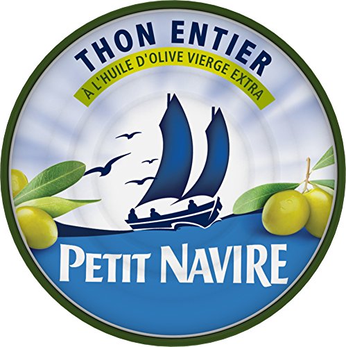  Petit Navire Thon Entier à l'Huile d'Olive 160 g