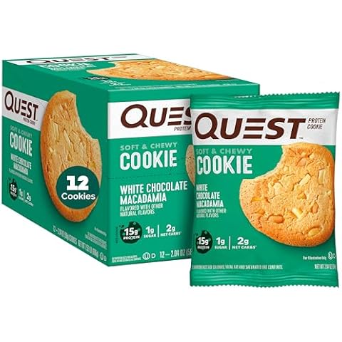 Quest Nutrition White Chocolate Macadamia Protein Cookie Cover