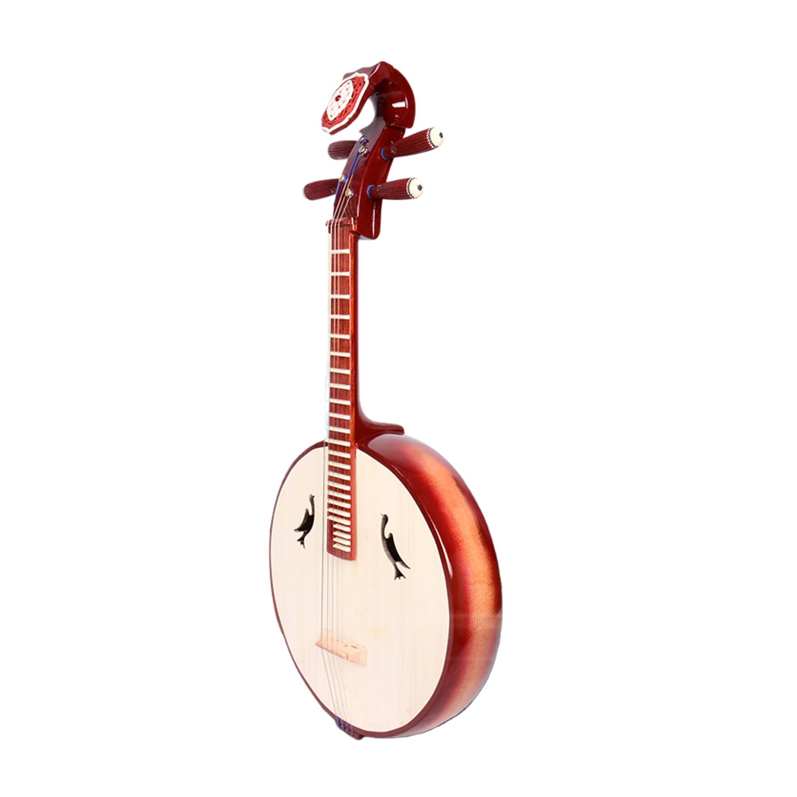Liuto a 4 corde, in legno massiccio, per principianti e artisti, strumento musicale popolare cinese per suonare e praticare