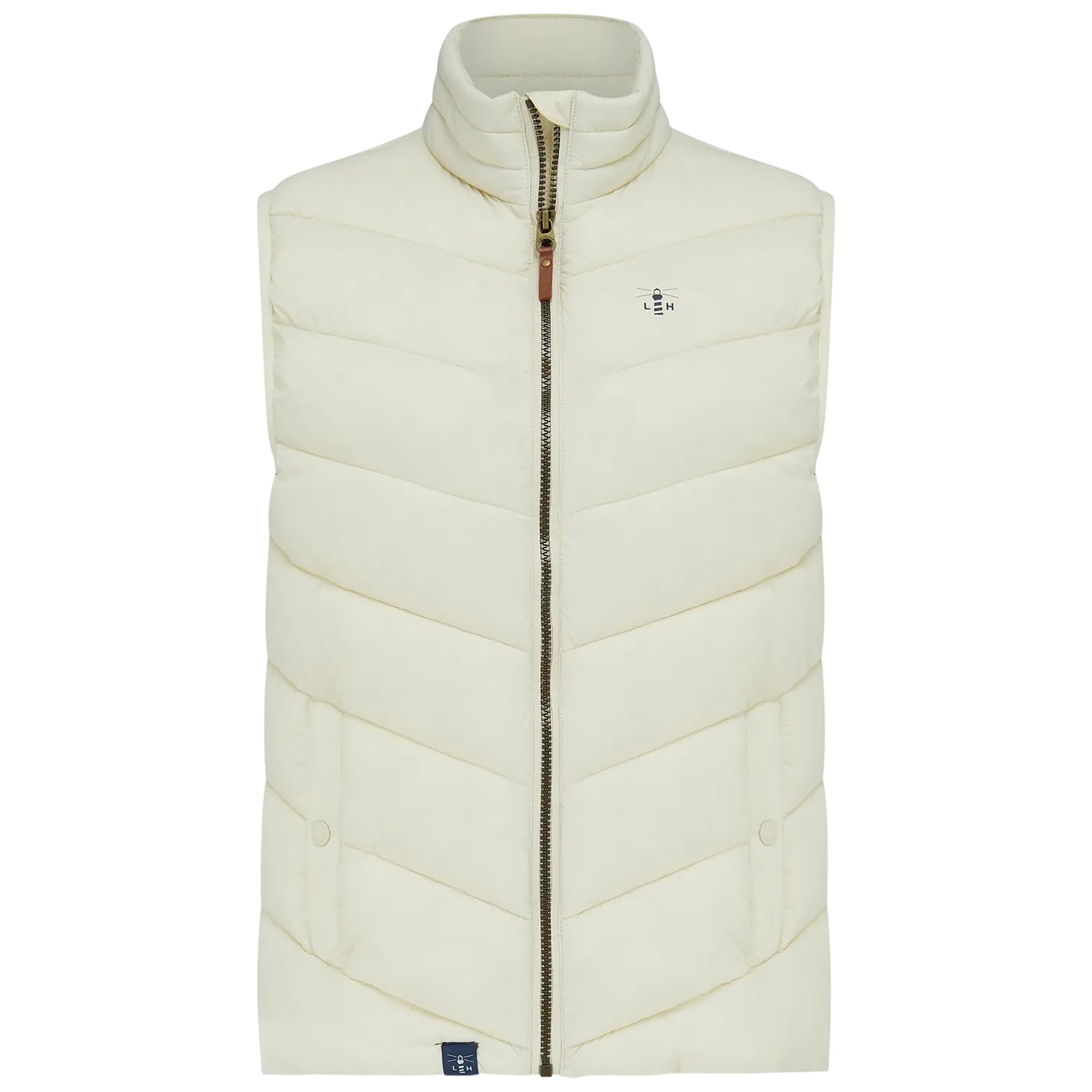 LightHouse Women's Laurel Warm Gilet - Ladies Lightweight Padded Sleeveless Vest - Cream - 12