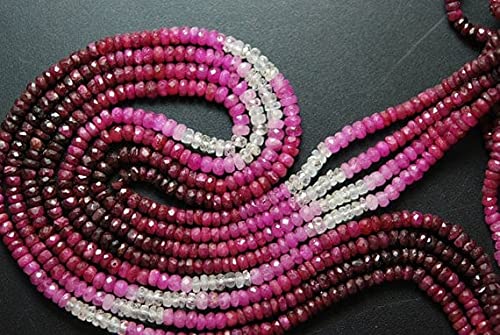 Rondelles de rubis de 3mm pour créer votre collier d'été personnalisé